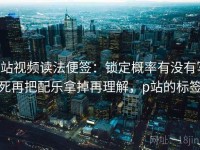 p站视频读法便签：锁定概率有没有写死再把配乐拿掉再理解，p站的标签